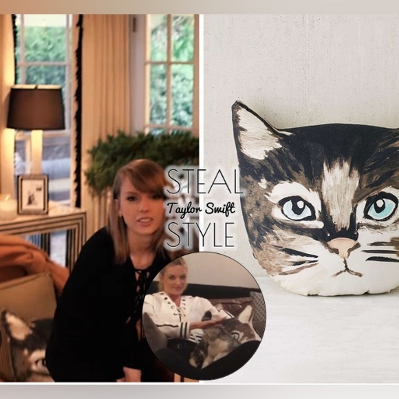 Urban Outfitters Other - urban outfitters cat pillow - as seen in Taylor Swifts house
